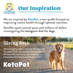 Keto Dog Food - Low Carb - Freeze Dried - Beef Recipe - 25oz - Visionary Pet