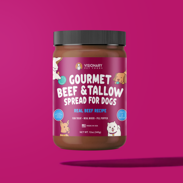 Beef and Beef Tallow Meat Spread NEW 12oz Jar – Visionary Pet Foods