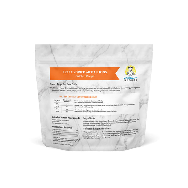 Freeze-Dried Chicken Dog Food – High-Protein, Grain-Free Keto Recipe | 25oz Bag