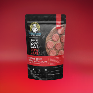Low Carb, High Protein Dog Food - Freeze Dried - Beef Recipe - 25oz Bag - 10.00% Off Auto renew - Visionary Pet